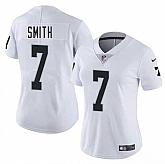 Women's Las Vegas Raiders #7 Geno Smith White 2025 Vapor Stitched Jersey Dzhi,baseball caps,new era cap wholesale,wholesale hats